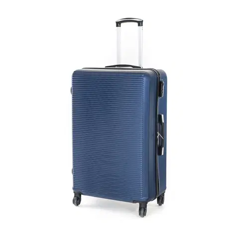 Batohy Pretty UP Cestovný škrupinový kufor ABS03 L, modrá