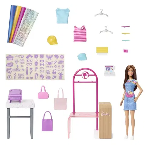 Hračky bábiky MATTEL - Barbie módne design štúdio s bábikou