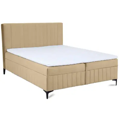 Dvojlôžkové postele Kontinentalne postel Sergio 140x200 Bluvel 28 s topperom