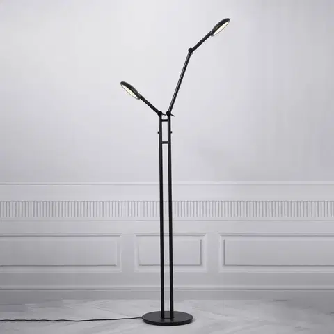 Stojacie lampy Nordlux Stojaca LED lampa Bend dotykový stmievač, 2-pl.