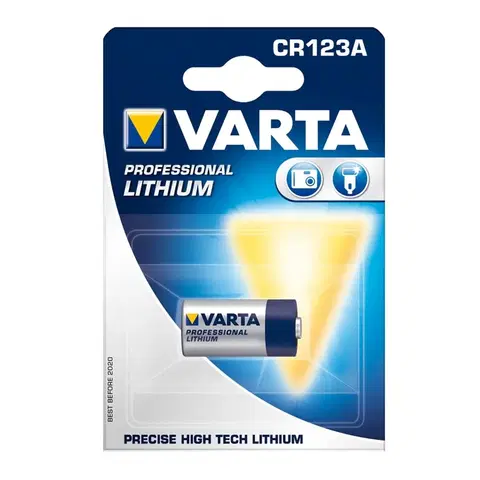 Štandardné batérie Varta CR123A (6205) 3V lítiová batéria