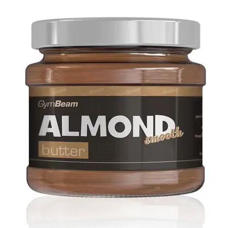 Arašidové a iné maslá Almond Butter - GymBeam 340 g Smooth