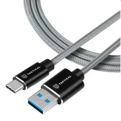 Dáta príslušenstvo Tactical kevlarový USB-A/USB-C kábel, 1 m 57983104166