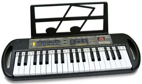 Hudobné hračky BONTEMPI - Digitálna klávesnica s 37 klávesmi + káblom USB-DC