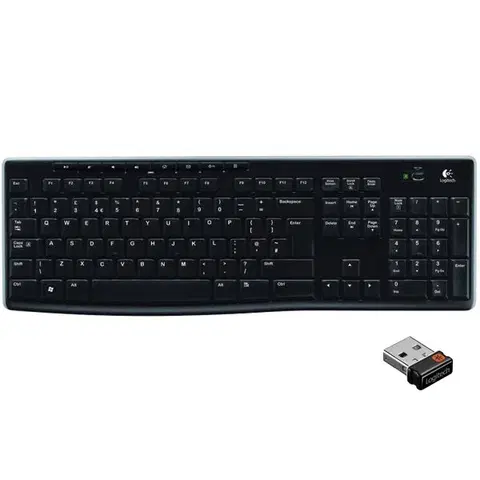 Klávesnice Logitech Wireless Keyboard K270 CZ 920-003741