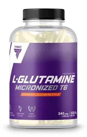 Glutamín L-Glutamine Micronized T6 - Trec Nutrition 240 kaps.