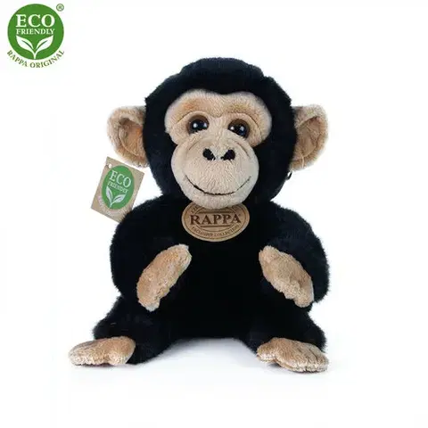 Plyšáci Eco-Fiendly Rappa šimpanz/opice sedící 18 cm
