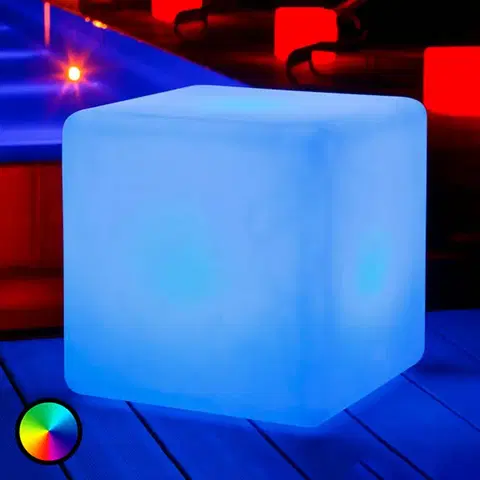 SmartHome vonkajšie dekoratívne svietidlá Smart&Green Big Cube - svietiaca kocka - ovládateľná cez aplikáciu