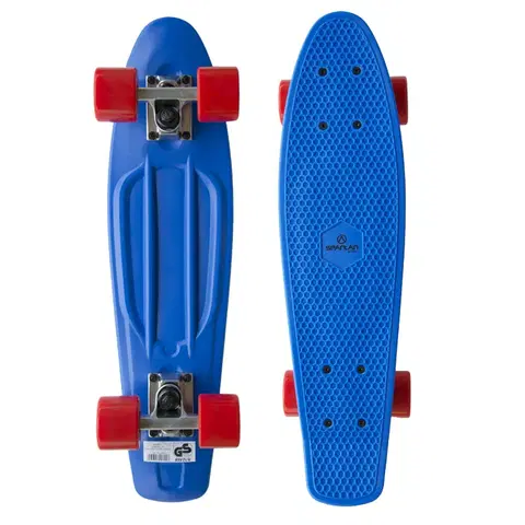 Longboardy Plastic Penny Board SPARTAN - modrý