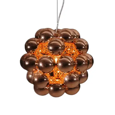 Závesné svietidlá Innermost Innermost Beads Penta – závesná lampa v medi