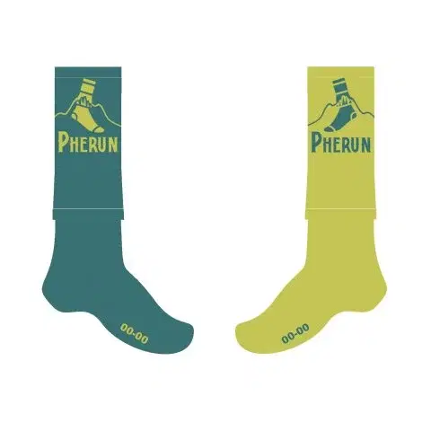 Pánske ponožky PheRun Decent Duo Summer 35-38 EUR
