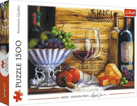 Hračky puzzle TREFL - Puzzle 1500 - Vo vinohrade