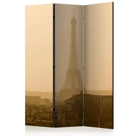 Paravány Paraván Paris at Dawn Dekorhome 135x172 cm (3-dielny)