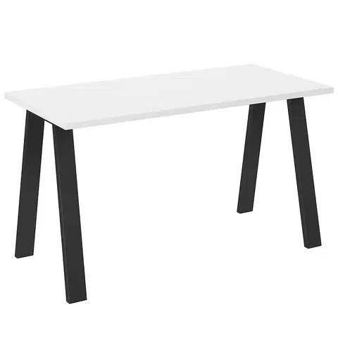 Stoly v podkrovnom štýle Stôl Kleo 138x67 – Biely