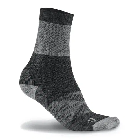 Pánske ponožky Ponožky CRAFT XC  Warm biela s čiernou - 37-39