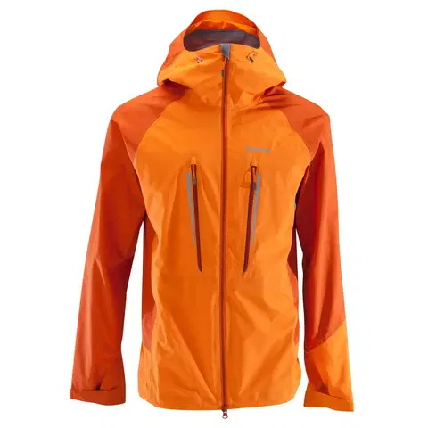 alpinizmus Pánska nepremokavá horolezecká bunda Alpinism Light oranžová