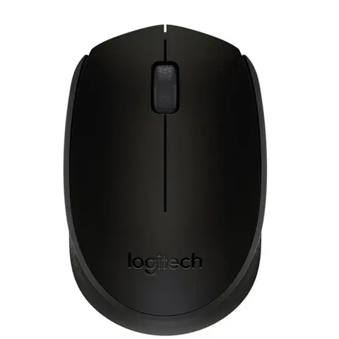 Myši Kancelárska bezdrôtová myš Logitech B170, čierna 910-004798