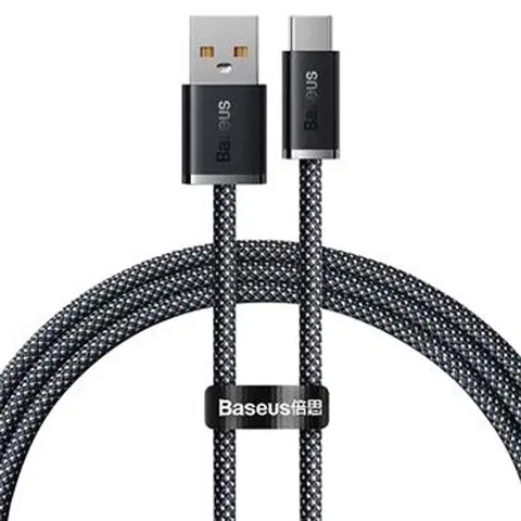 Dáta príslušenstvo Baseus rýchlo nabíjací dátový kábel USB/USB-C 1 m, sivý 57983110059