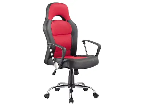 Kancelárske stoličky Kancelárske kreslo Q-033 Signal Čierna / červená