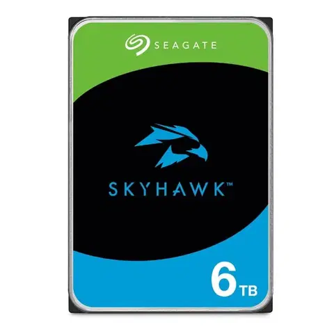 Pevné disky Seagate 6 TB SkyHawk Pevný disk3,5"SATAIII5400256 MB ST6000VX009