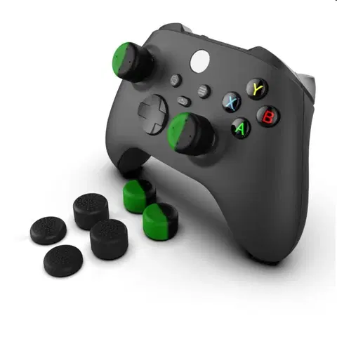 Príslušenstvo k herným konzolám iPega sada krytiek XBX002 pre kontroler Xbox, čiernyzelený PG-XBX002