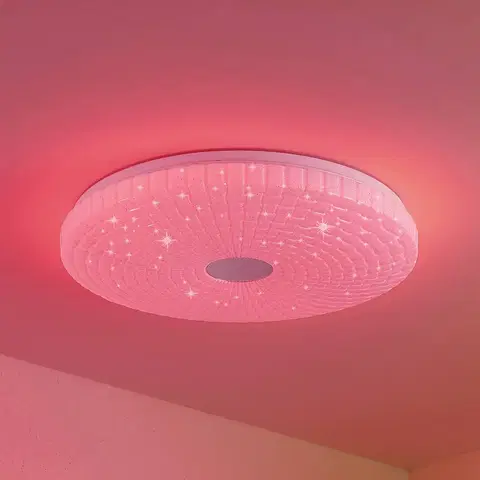SmartHome stropné svietidlá Lindby Lindby Smart LED stropné svietidlo Laubini, Tuya RGBW CCT 48 cm