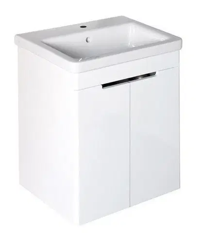 Kúpeľňa SAPHO - ELLA umývadlová skrinka 56,5x65x43cm, 2x dvierka,biela EL065-3030