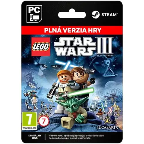 Hry na PC LEGO Star Wars 3: The Clone Wars [Steam]