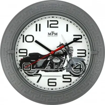 Hodiny Nástenné hodiny MPM 3688, Motorka 22cm