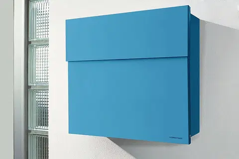 Poštové schránky Radius design cologne Schránka na listy RADIUS DESIGN (LETTERMANN 4 blue 560N) modrá