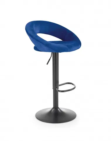 Barové stoličky Barová stolička H102 Halmar Modrá