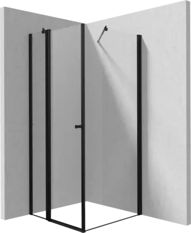 Sprchovacie kúty DEANTE/S - Sprchovací kút pevná stena 140, výklopné dvere 80 KTSUN42P+KTS_N34P KERRIA/0505