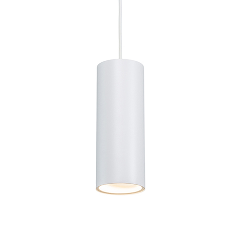 Zavesne lampy Dizajnové závesné svietidlo biele - Tubo