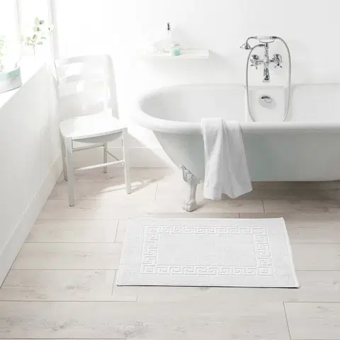 Kúpeľňové a WC predložky Kúpeľňová froté predložka s gréckym vzorom