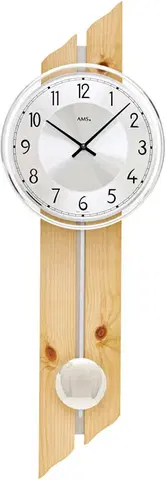 Hodiny Kyvadlové nástenné hodiny 7469 AMS 65cm