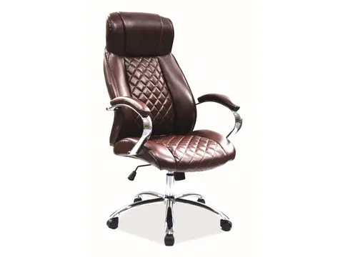 Kancelárske stoličky K-557 kancelárske kreslo, hnedá