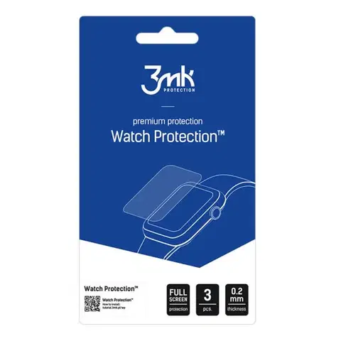 Ochranné fólie pre mobilné telefóny Ochranná fólia 3mk Watch Protection pre Apple Watch 7, 45 mm 3MK443722