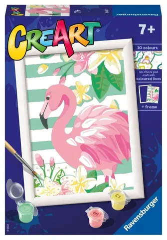 Kreatívne a výtvarné hračky RAVENSBURGER - CreArt Ružový plameniak