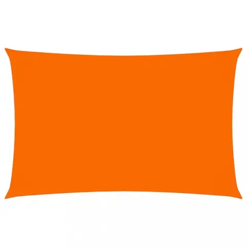 Stínící textilie Tieniaca plachta obdĺžniková 5 x 8 m oxfordská látka Dekorhome Oranžová