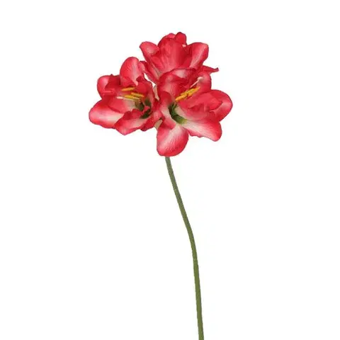Kvety Umelý Amarylis červená, 54 cm