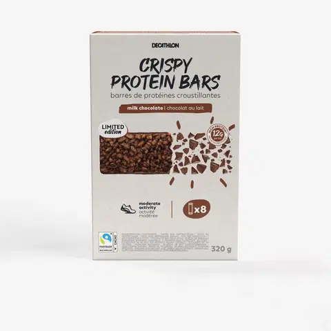 činky Proteínová tyčinka Crispy choco bar čokoládové suflé 8 ks