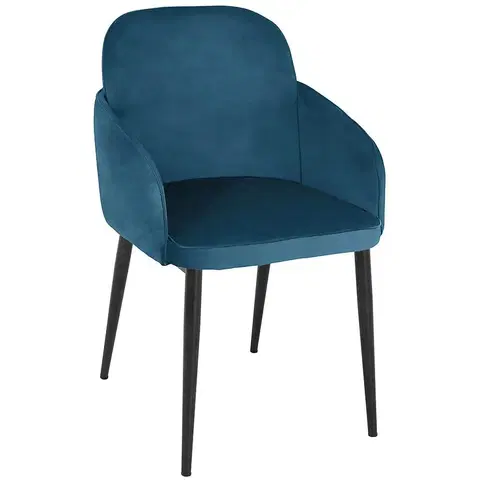 Čalúnené stoličky Stolička Hamilton 80213A-F15 Blue