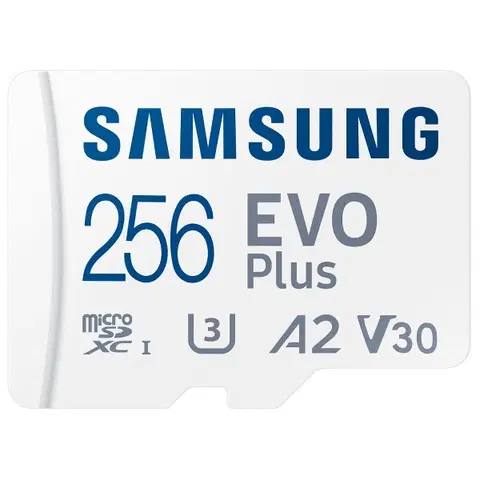 Pamäťové karty Samsung EVO Plus 256 GB microSDXC (2024)
