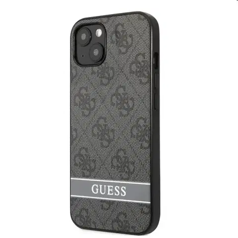 Puzdrá na mobilné telefóny Guess PU 4G Stripe pre Apple iPhone 13 mini, šedé 57983108190