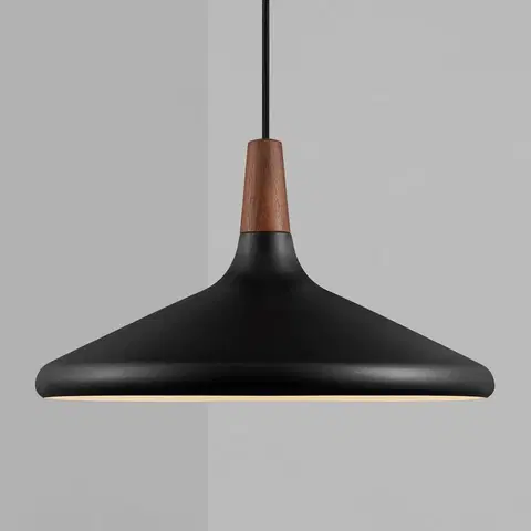 Závesné svietidlá DFTP by Nordlux Závesná lampa Nori Ø 39 cm, čierna
