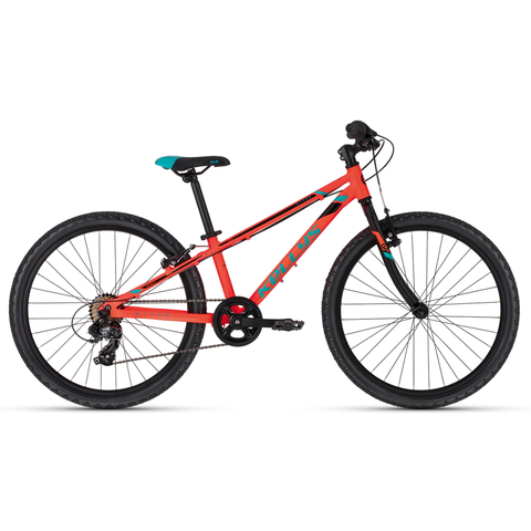 Bicykle Juniorský bicykel KELLYS KITER 30 24" 8.0 Neon Orange - 11" (125-145 cm)