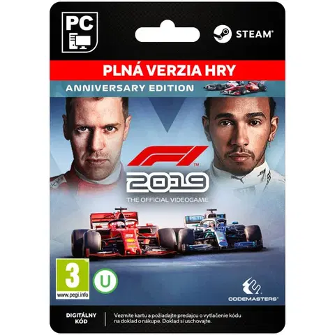Hry na PC F1 2019: The Official Videogame (Anniversary Edition) [Steam]