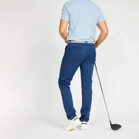 nohavice Pánske golfové nohavice MW500 modré