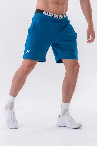 Pánske kraťasy a šortky Pánske šortky Nebbia 319 blue - XL