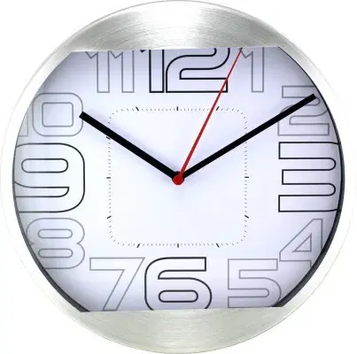 Hodiny Nástenné hodiny MPM, 2487.70 - strieborná, 25cm